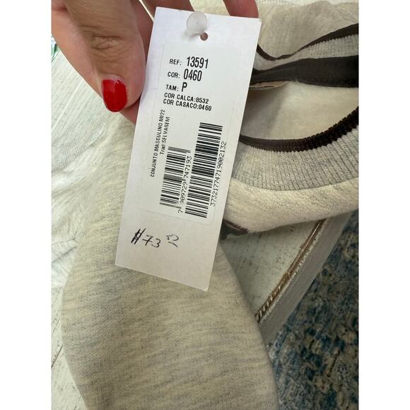 Milon Baby Grey Black Long Sleeve Top And Camo Joggers Set Size P or 3 months - Picture 9 of 9